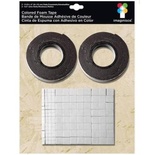 Двосторонній обсяг стрічки і квадратики, чорна