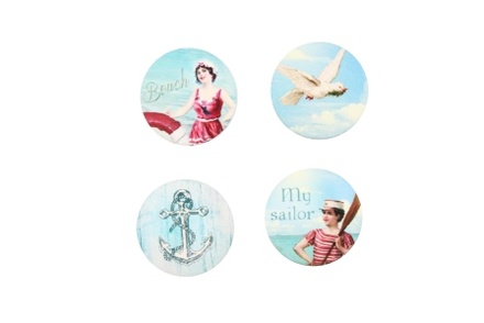 Набір металевих фішок №1 від ScrapBerryʼs - Курортний Роман