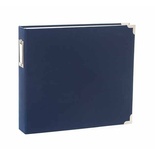 Альбом на кольцах Project Life by Becky Higgins - Albums - Cloth - 12x12 - D-Ring - Cobalt