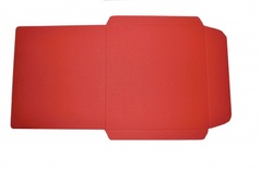 Набір заготовок для Заготовкаконвертів ScrapBerryʼs, 15,5x16, 290 г, Матовий червоний, 4 шт