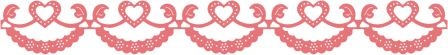 Ніж для вирубки від Cheery Lynn Designs - Sophia's Heart Border