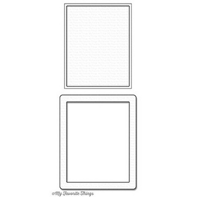 Ніж для вирубки My Favorite Things - Die-namics Rectangle Shaker Window & Frame