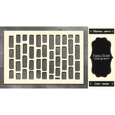 Чипборд Фабрика Декору - Цегла ики 2, колір чорний