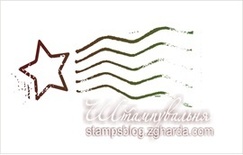 Акриловий штамп PC01b Поштовий штемпель, розмір 5,3х2см