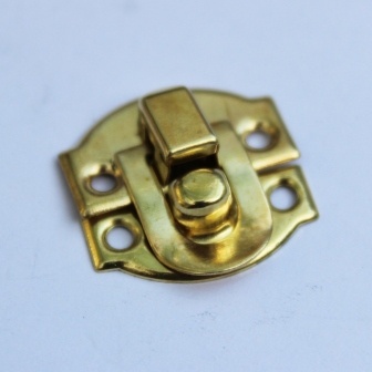 Замочек для шкатулки накладной, 20х23мм, 2 детали