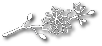 Ніж для вирубки від Memory Box - Cheshire Branch Outline