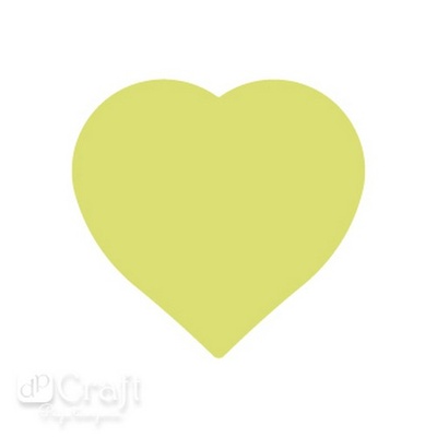 Дірокол фігурний 5см СЕРЦЕ, TM dpCraft (Dalprint)