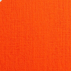 Дизайнерський картон з фактурою льону Sirio tela tela arancio, 30x30, помаранчевий, 290 г/м², 1 шт