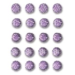 Прикраса Queen & Co - Twinkle Goosebumps - Light Purple, 20 штук