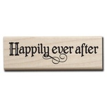 Набор резиновых штампов Hampton Art/7 Gypsies - Happily Ever After, на деревянном блоке