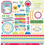Наліпки від Doodlebug - This & That Cardstock Stickers 12" - School Days, 50 шт.