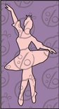 Чипборд. Балерина №2, cb-370