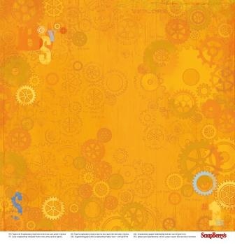 Бумага односторонняя для скрапбукинга от ScrapBerry's - Басик 2 - Приключения - Флажки, 30,5х30,5 см