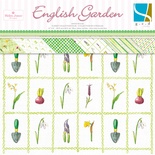 Набір скрап-паперу GCD StudiOs-English Garden - 12 двосторонніх аркушів, розмір: 30x30 см