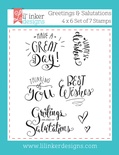 Штампи від Lil'Inker Designs - Greetings & Salutations Stamps