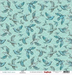 Лист бумаги для скрапбукинга от ScrapBerry's - Сказка про Фей - Птицы, 30,5 х 30,5 см