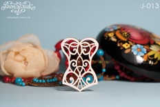 Чипборд від Вензелик - Корсет 02, розмір: 42x60 мм