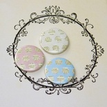 Скрап-значки от Бумага Марака - Шэбби-горошек