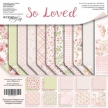Набор двусторонней бумаги  от Scrapmir - So Loved, 30х30см, 11шт