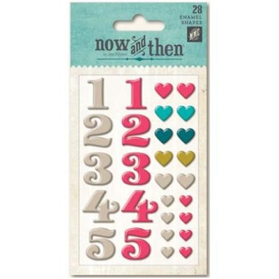 Емалеві прикраси My Mind's Eye - Lovely Day, 28 штук