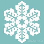 Чипборд від Вензелик - Сніжинка 12, розмір: 90x85 мм