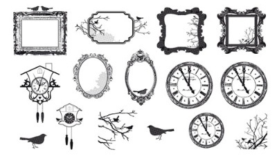 Набір висічок від KaiserCraft - 13th Hours, 15шт.