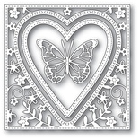 Ножи от Memory Box - Butterfly Heart Frame craft die