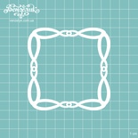 Чипборд від Вензелик - Рамка 81, розмір: 90x90 мм