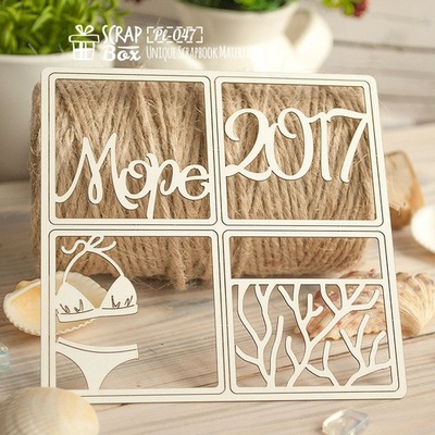 Чипборд ScrapBox - Карточка Project Life набір з 4-x шт. PL-047