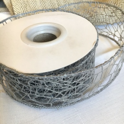 Лента-сетка с жестким кантом, цвет серый, шир. 5 м, длина 90 см