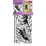 Набір наліпок - висічок HOTP - Fairies Dazzles Dazzles Black, розмір 10x23 см, 67 шт., колір чорний