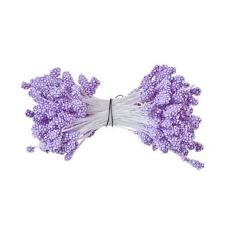 Тичинки двосторонні, бузкові, 55x3мм, 144 шт.