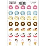Набір наліпок для планерів Солодощі 07, ТМ Фабрика Декору