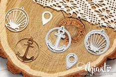 Ножи для вырубки от AgiArt "Подвески морские"