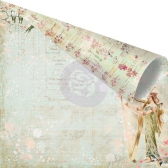 ЦЕНА СНИЖЕНА! Лист двусторонней скрапбумаги от Prima - Princess- Ava,  30х30 см, 1 шт.