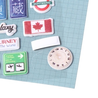 Набір наліпок «Подорожі 2», аркуш 15x9.см