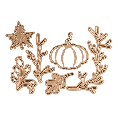 Ножі від Spellbinders - Fall/Thanksgiving Die Set - Small Die of the Month Club