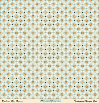 Аркуш двостороннього скрап-паперу від October Afternoon - DaydreamCollection - Paper Lanterns, 30x30