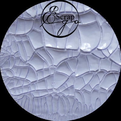 УЦІНКА -50% Декоративная кракелюрная краска от ТМ ScrapEgo - Королевская синяя, 30 мл