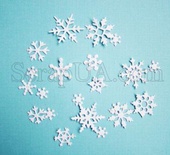 Набор высечек "Снежинки",  14 шт.