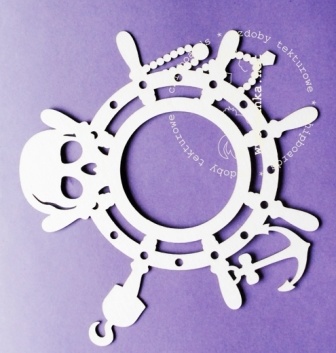 Набір чіпборду від Wycianka - Тайна морських швидковищ - Рамка, візерунок 2, 1 дет.