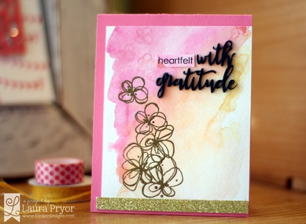 Ніж для вирубки з Lil'Inker Designs - With Gratitude Word Die