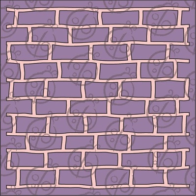 Чипборд. Фон "Цегляна стіна" №1, 20х20 см cb-367