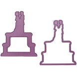 Ножи от Cheery Lynn Designs - Wedding Cake Shaker Die Set, 76 x 95 мм