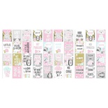 Набір смужок з картинками для декорування Scandi Baby Girl, ТМ Фабрика Декору