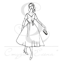 Штамп от Питерского Скрапклуба - Модель 3