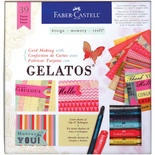 Набір від Faber Castell - Card Making Kit With Gelatos, 39 ел.