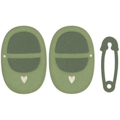 Ніж для вирубки Lifestyle Crafts - QuicKutz - baby shoes & pin