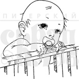 Акриловий штамп дизайну Олена Виноградова "Не спиться"