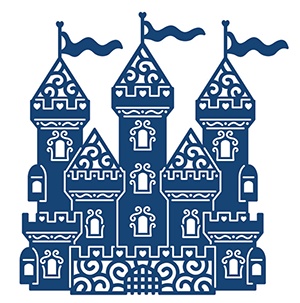 Ніж для вирубки - замок - TatteRed Lace - Dies- Fairy Castle
